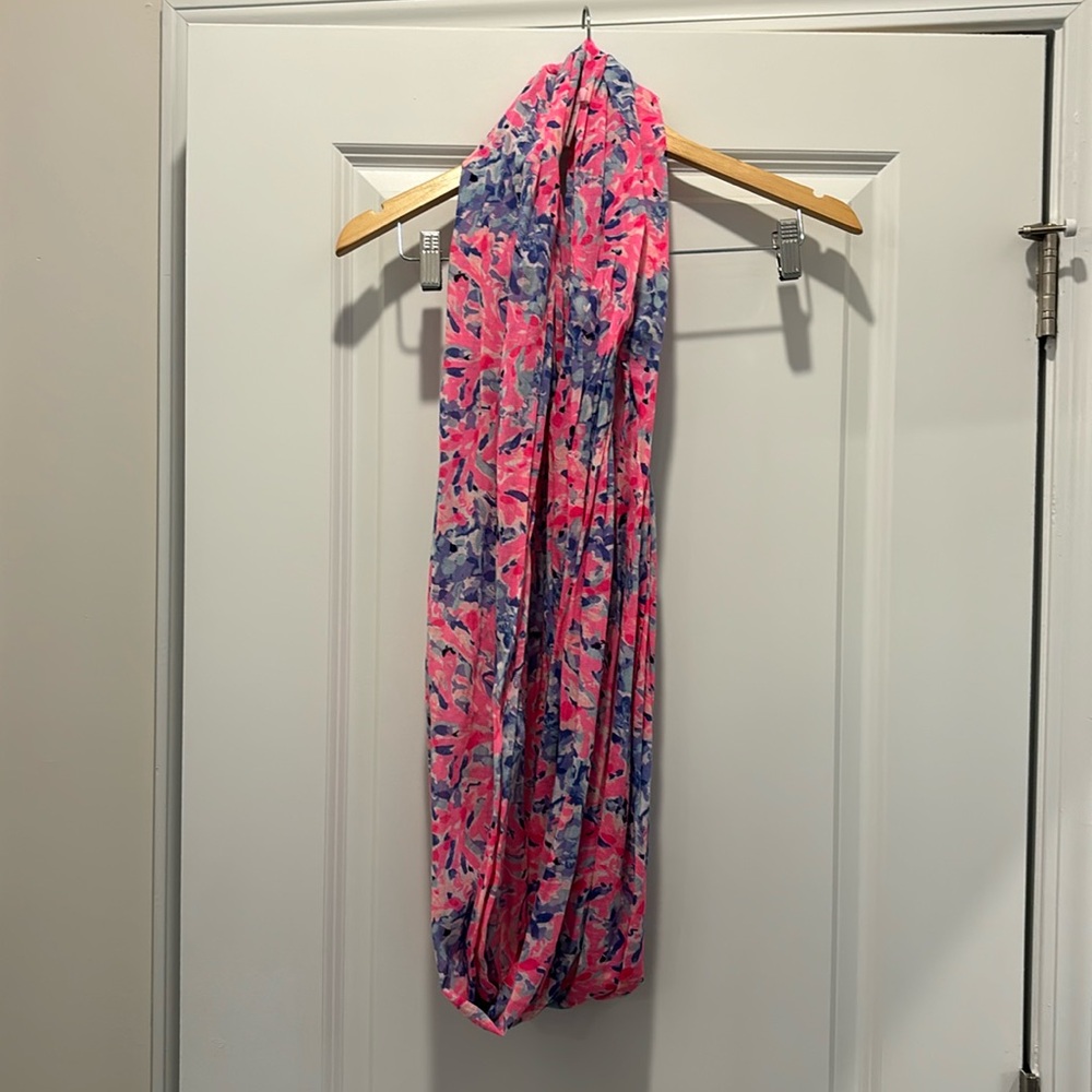 LILLY PULITZER Colorful Coco Coral Crab Infinity Scarf